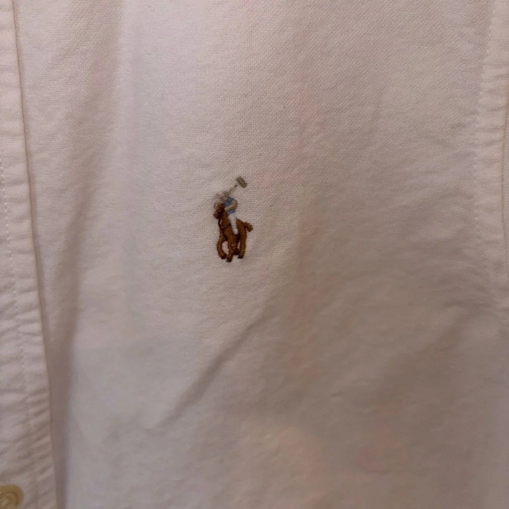 Ralph Lauren Classic White Button-Up Shirt